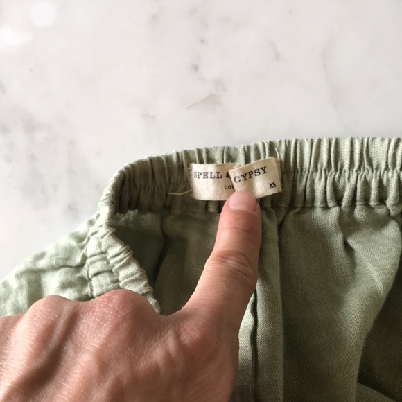 Spell sage linen shorts - Picture 7 of 9